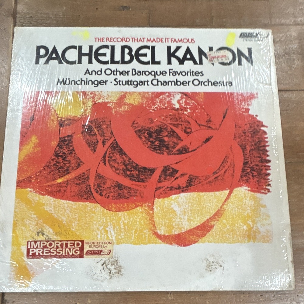 London Münchinger Stuttgart Chamber Orchestra Pachelbel Kanon LP 12" Import